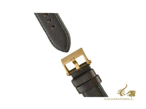 Montre automatique Ingersoll Motion, 50 mm, noir, bracelet en cuir, I11701