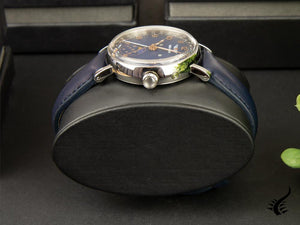 Montre à quartz Iron Annie Amazonas Impression Moonphase, bleu, 36 mm, 5977-4