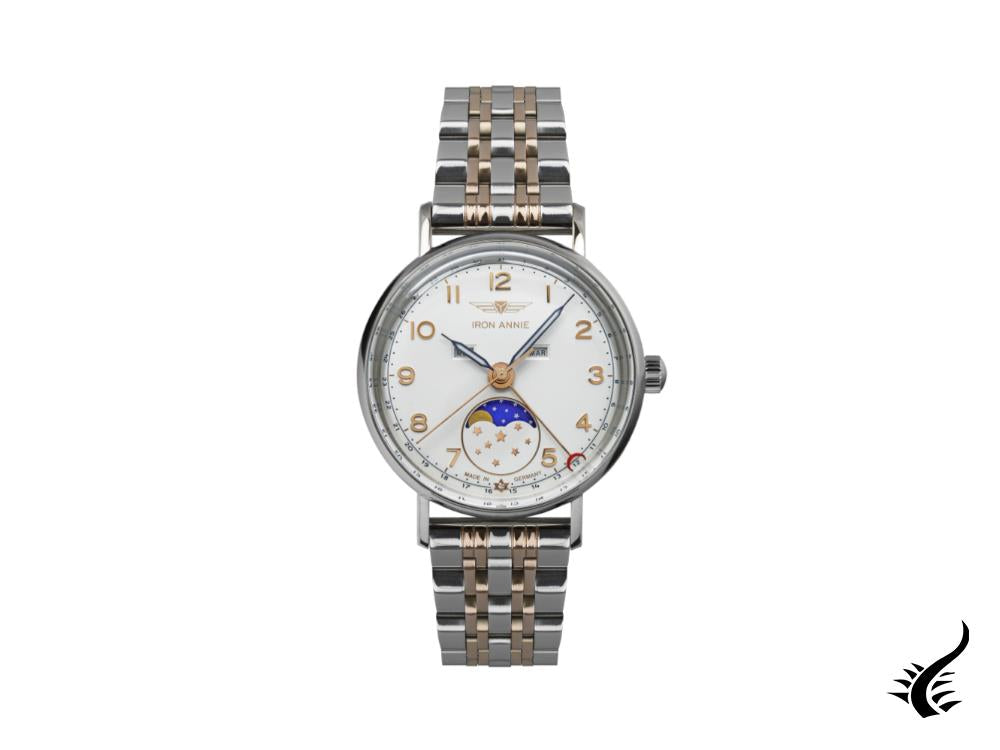 Iron Annie Amazonas Impression Quartz Watch, White, 36 mm, 5977M-1