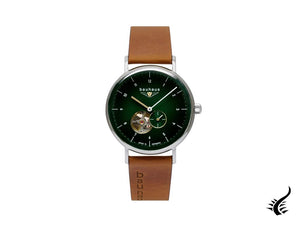 Montre automatique Bauhaus, verte, 41 mm, 2166-4