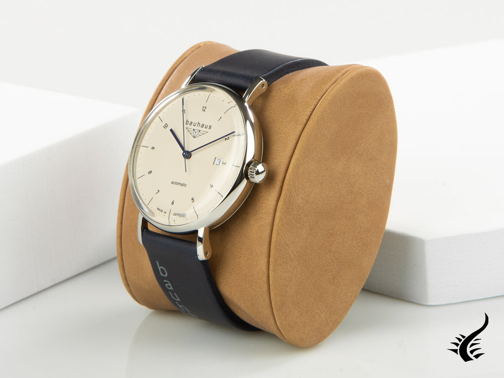 Bauhaus Automatic Watch, Beige, 41 mm, Day, 2152-5