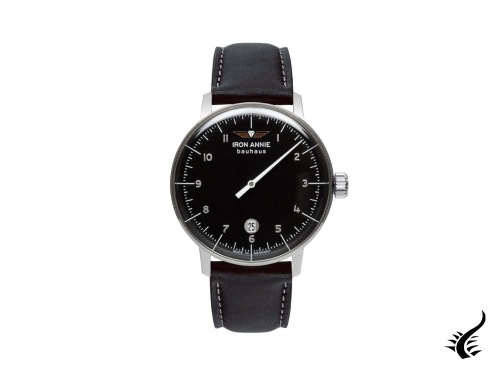 Iron Annie Bauhaus Quartz Watch, Black, 40 mm, Day, 5042-2