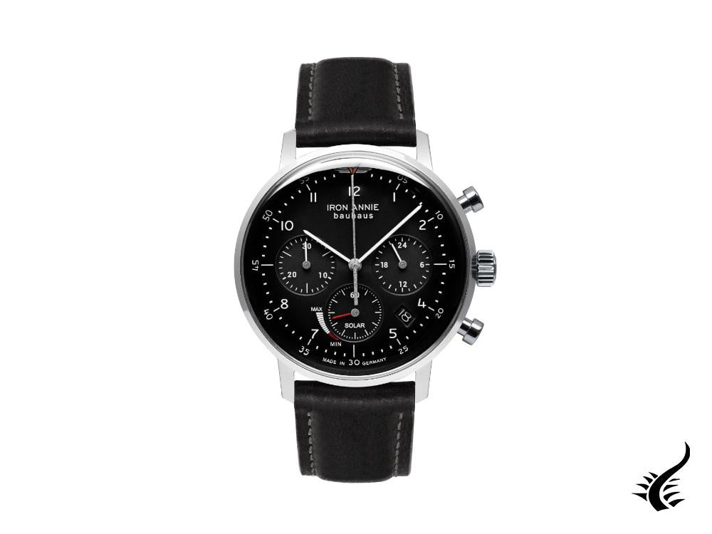 Iron Annie Bauhaus Quartz Watch, Black, 41 mm, Chronograph, Day, 5086-2