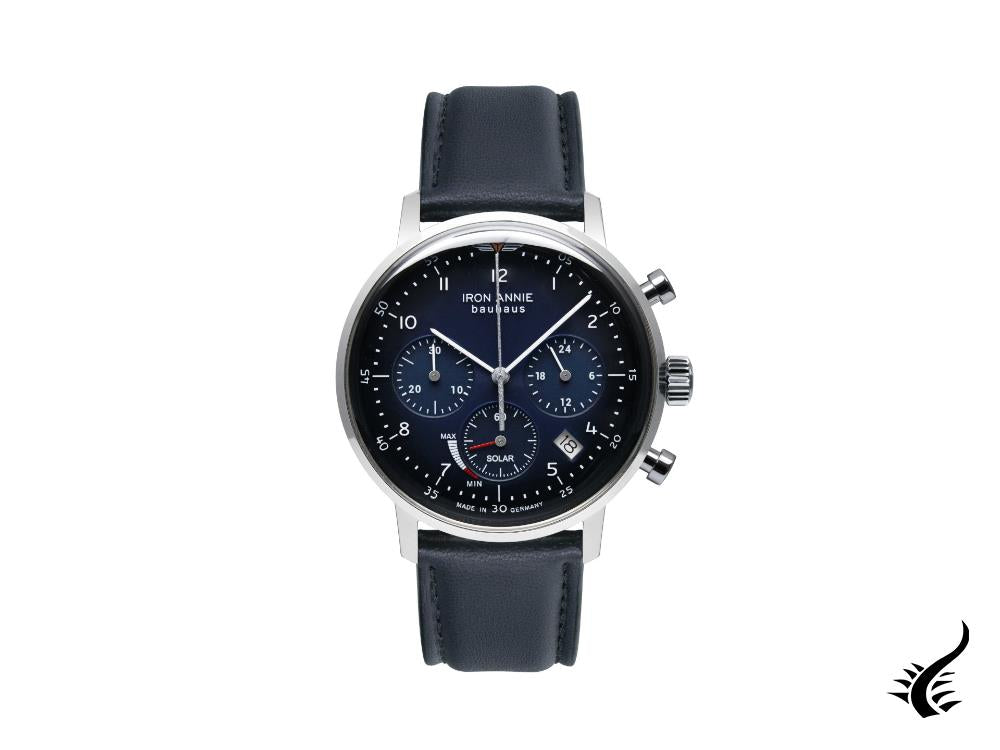 Iron Annie Bauhaus Quartz Watch, Blue, 41 mm, Chronograph, Day, 5086-3n