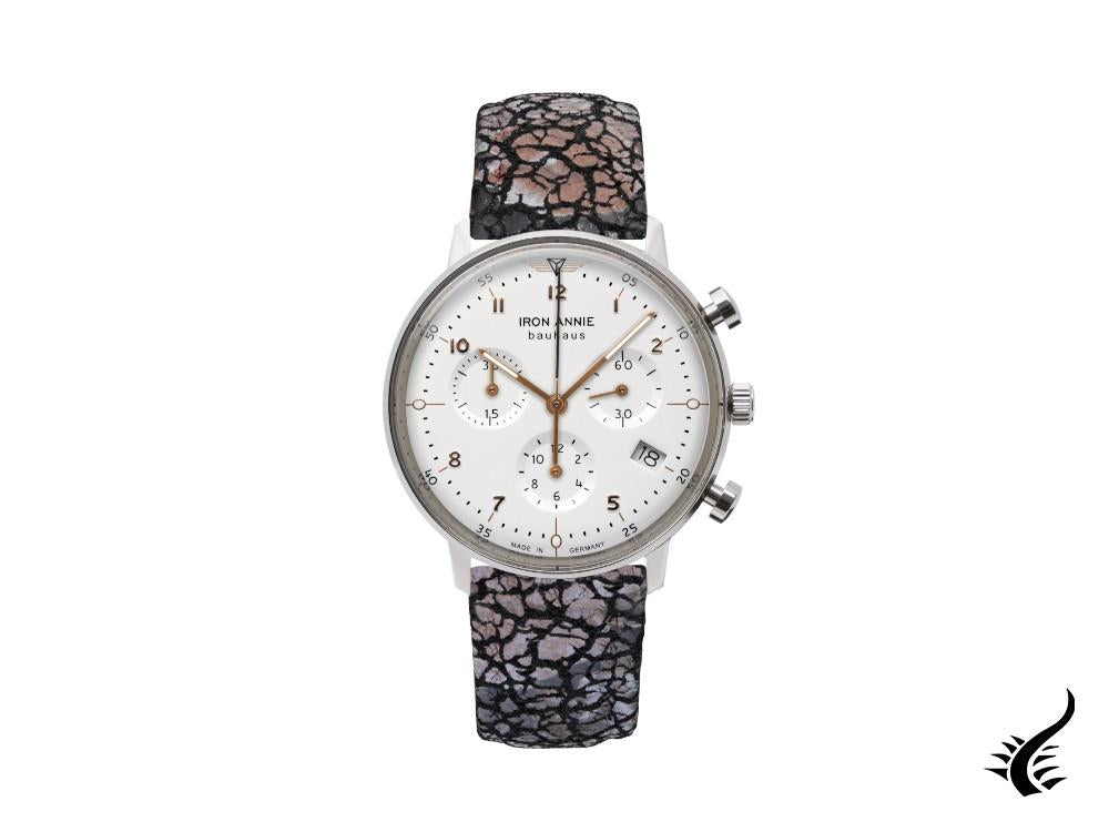 Iron Annie Bauhaus Lady Quartz Watch, White, 36 mm, Chronograph, Day, 5089-1