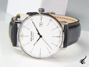 Iron Annie Bauhaus Quartz Watch, White, 40 mm, Day, 5044-1