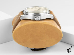 Iron Annie Cockpit Automatic Watch, Beige, 42 mm, Leather strap, Day, 5162-3