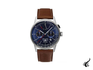 Montre automatique Iron Annie G38 Dessau, acier inoxydable poli, bleu, 42 mm, 5362-3