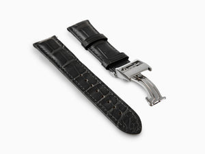 Jacob & Co, Leather Strap, Grey, 20 mm., Bukkle, AG20