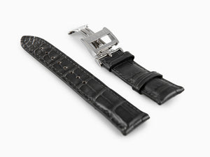 Jacob & Co, Leather Strap, Grey, 20 mm., Bukkle, AG20