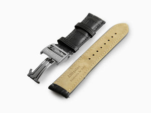 Jacob & Co, Leather Strap, Grey, 20 mm., Bukkle, AG20