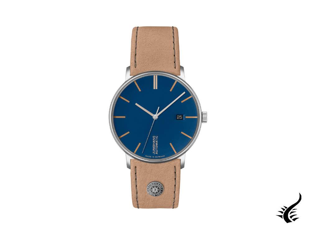 Junghans Form A Automatic Watch, J800.2, 39.3 mm, Blue, Day, 027/4239.00