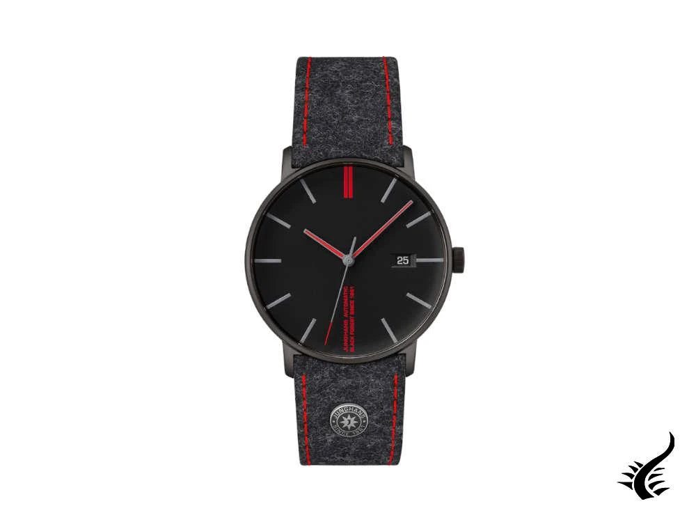 Junghans Form A Edition 160  Automatic Watch, 39,3mm, Black, Day, 027/4131.00