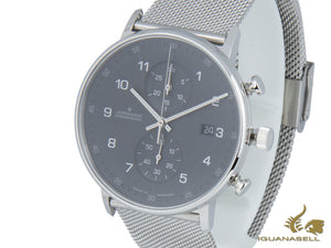 Junghans Form C Chronoscope Quartz Watch, J645.85, 40mm, Anthracite, 041/4877.44