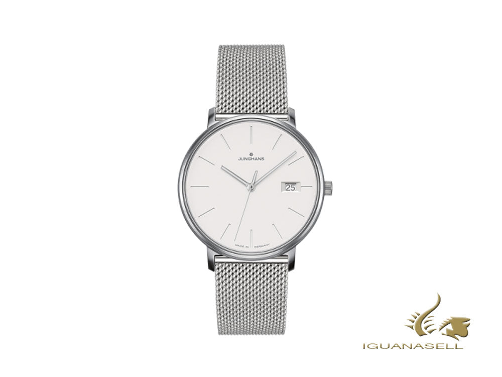 Junghans Form Damen Quartz Watch, J645.36, 34,1 mm, Silver, 047/4851.44