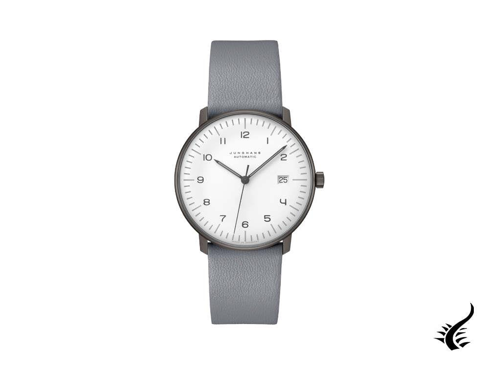 Montre automatique Junghans Max Bill, J800.1, PVD, 38 mm, blanche, 027/4007.02