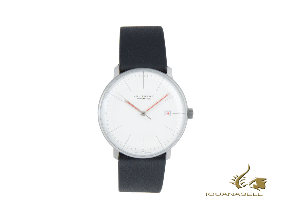 Junghans Max Bill Bauhaus Automatic Watch, J800.1, 38mm, White, 027/4009.02