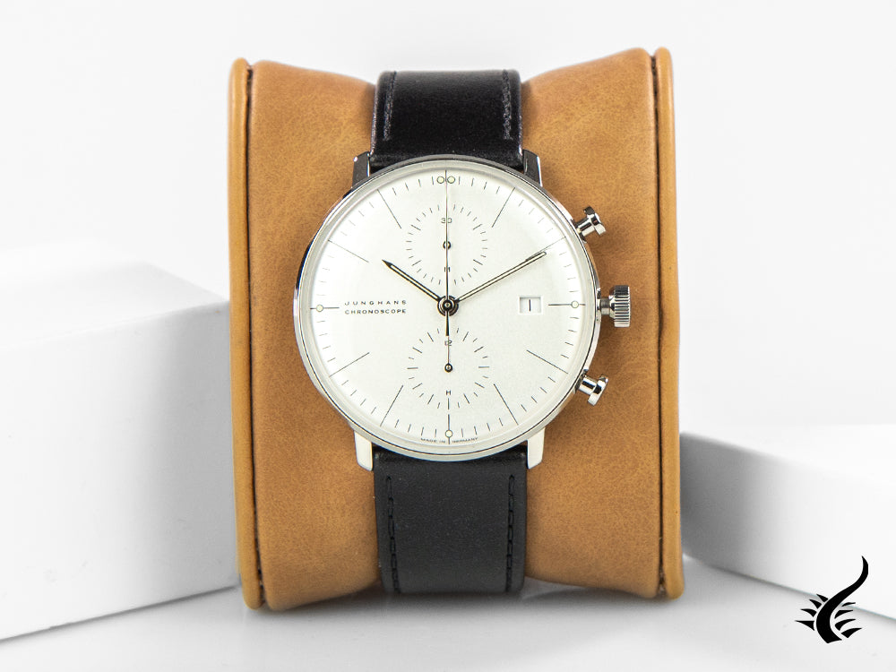 Montre automatique Junghans Max Bill Chronoscope, J880.2, 40 mm, 027/4600.02