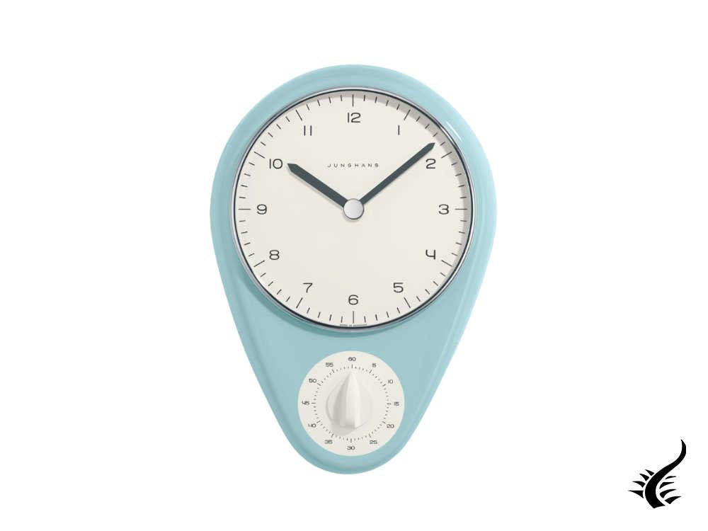 Horloge de cuisine à quartz Junghans Max Bill, céramique, blanche, 362/1100.00