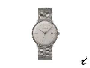 Junghans Max Bill MEGA Quartz Watch, Titanium, 38mm, White, 059/2022.46