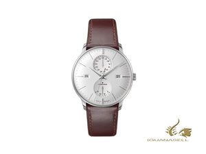 Junghans Meister Agenda Automatic Watch, 40,4mm, Silver, English, 027/4364.01