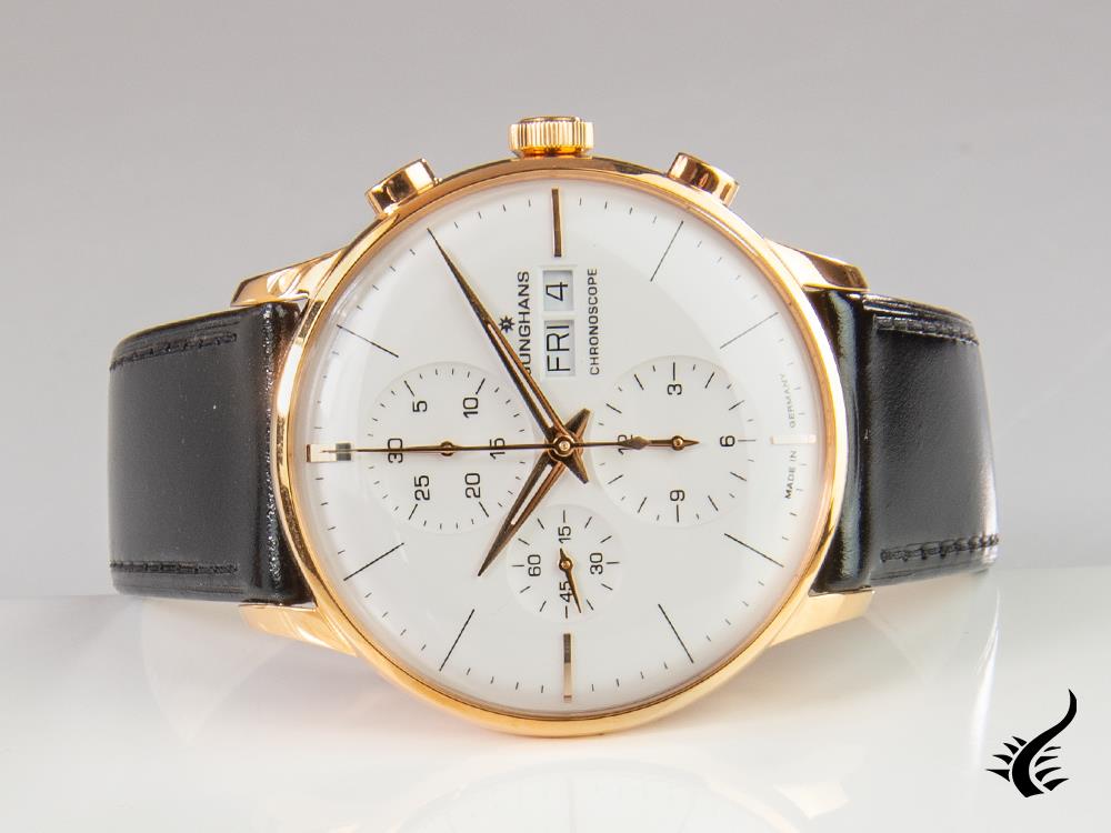 Montre automatique Junghans Meister Chronoscope, 40,7 mm, anglaise, 027/7023.01