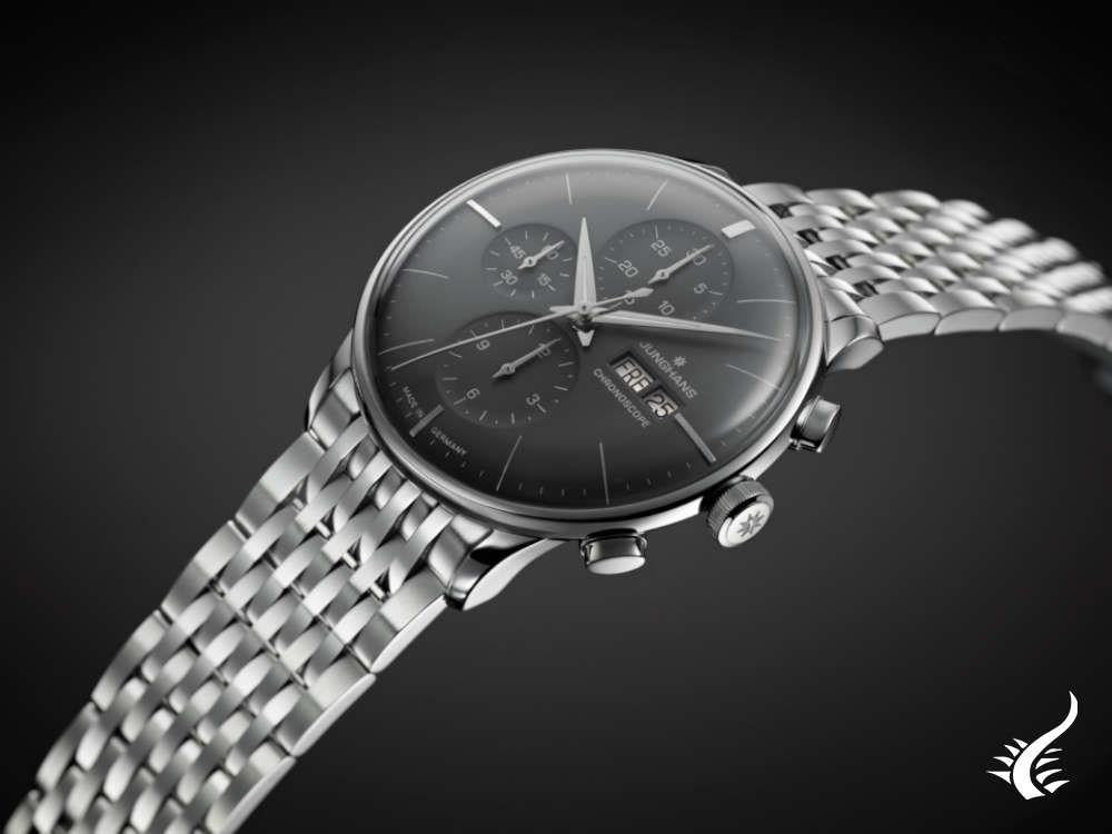 Montre automatique Junghans Meister Chronoscope, 40,7 mm, anglais, 027/4324.47