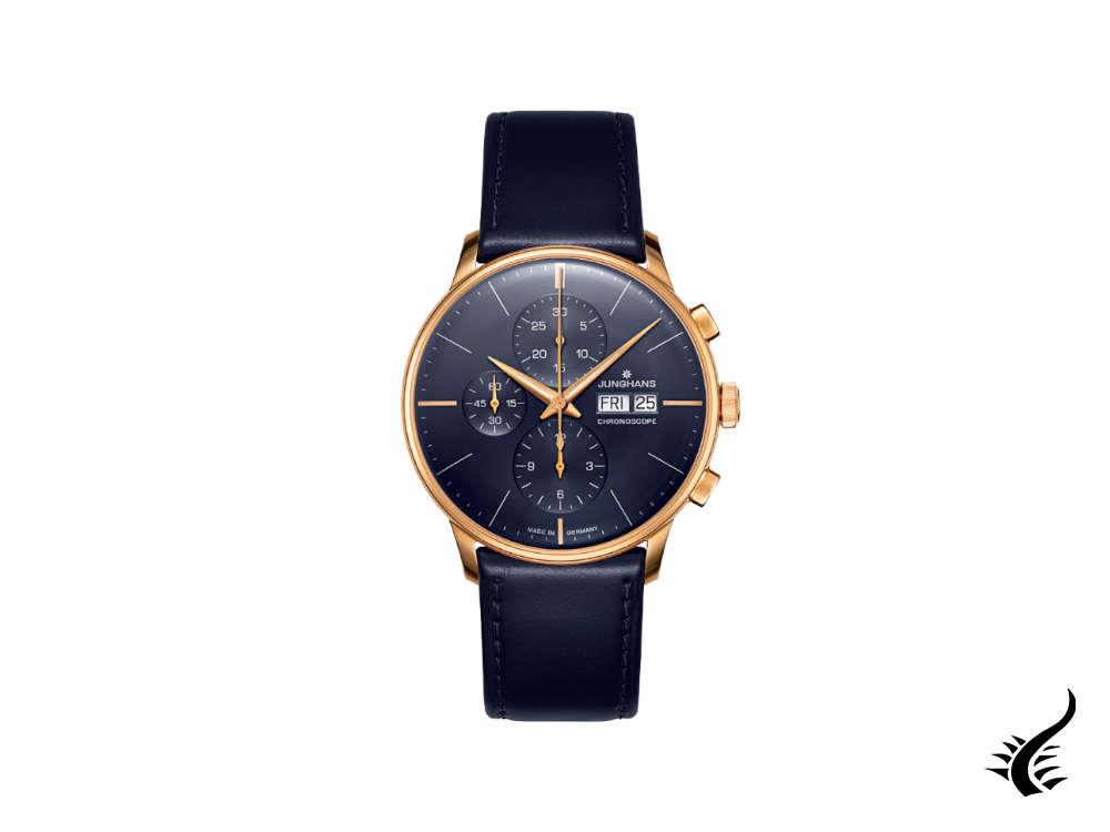 Montre automatique Junghans Meister Chronoscope, 40,7 mm, anglais, 027/7024.03