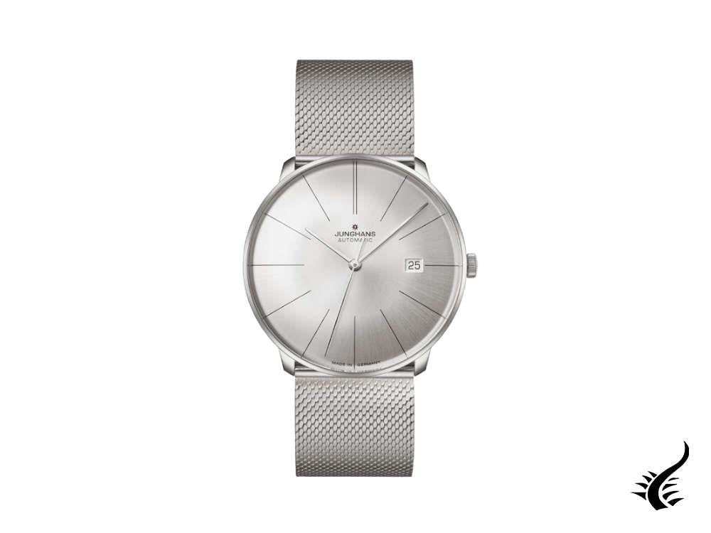 Montre automatique Junghans Meister Fein, J800.1, 39,5 mm, argent, 027/4153.44