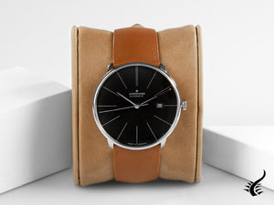 Montre automatique Junghans Meister Fein, J800.1, 39,5 mm, noir, 027/4154.00