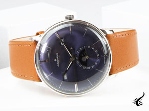 Junghans Meister Kalender Automatic Watch, 40,4mm, Blue, English, 027/4906.01