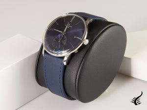 Junghans Meister MEGA Kleine Sekunde Montre à quartz radio-pilotée, 058/4901.00