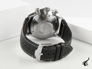 Montre automatique Junghans Meister Pilot, J880.4, 43,3 mm, noire, 027/3590.00