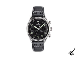 Montre automatique Junghans Meister Pilot, J880.4, 43,3 mm, noire, 027/3590.00