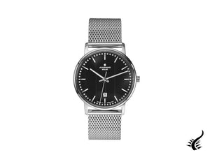 Junghans Performance Milano Solar Quartz Watch, Black, 37mm, Day, 014/4061.44