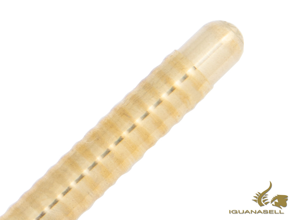 Kaweco Liliput Ballpoint pen, Wave Brass, Gold, Mat, 10000885