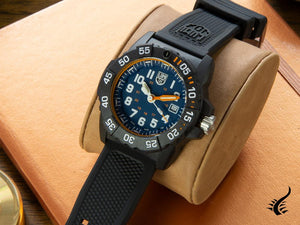 Montre Luminox Navy Seal Foundation, bleu, CARBONOX, 45 mm, 20 atm, XS.3503.NSF