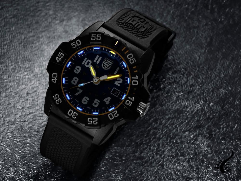 Luminox Navy Seal Foundation Watch, Blue, CARBONOX, 45 mm, 20 atm, XS.3503.NSF