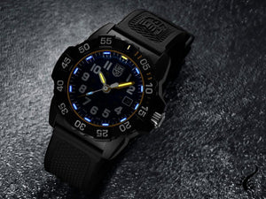 Montre Luminox Navy Seal Foundation, bleu, CARBONOX, 45 mm, 20 atm, XS.3503.NSF