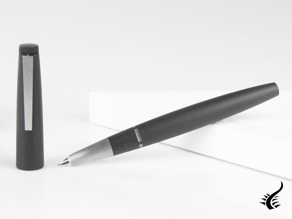 Stylo plume Lamy 2000, Makrolon, brossé mat, noir, 1201351