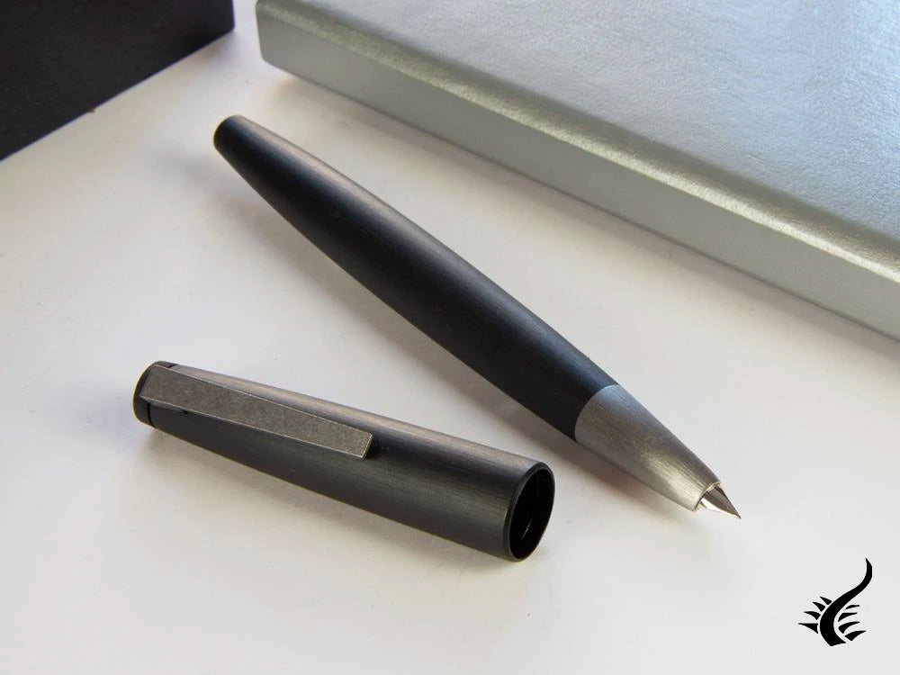 Lamy 2000 Fountain Pen, Makrolon, Mat brushed, Black, 1201351