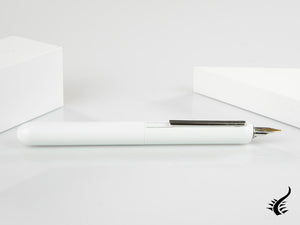 Lamy Dialog 3 Pianowhite Fountain Pen, Platinum-plated, White, 1228089