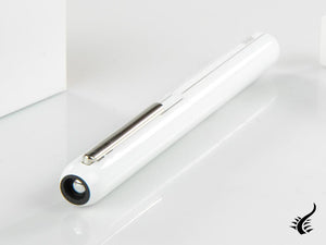 Lamy Dialog 3 Pianowhite Fountain Pen, Platinum-plated, White, 1228089