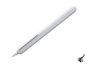 Stylo plume Lamy Dialog 3 Pianowhite, plaqué platine, blanc, 1228089