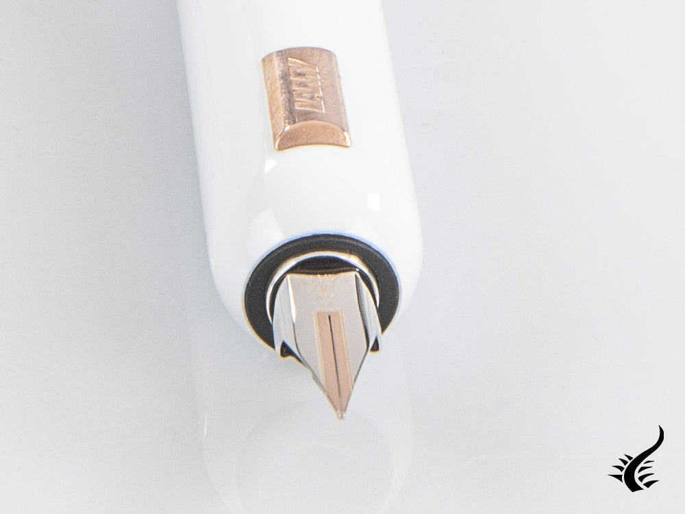 Lamy Dialog CC Fountain Pen, Lacquer, Rose Gold Plated, White, 1234405