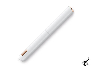 Stylo plume Lamy Dialog CC, laque, plaqué or rose, blanc, 1234405