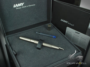 Lamy Imporium Ballpoint pen, Titanium, Guilloche, Platinum-plated, 1227956