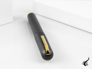 Lamy Imporium Fountain Pen, PVD, Black, Guilloche, Gold trim, 1227928