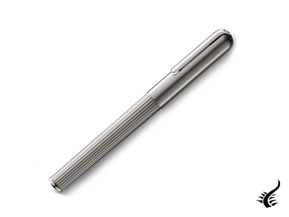 Stylo plume Lamy Imporium, titane, guilloché, platine, 1227943