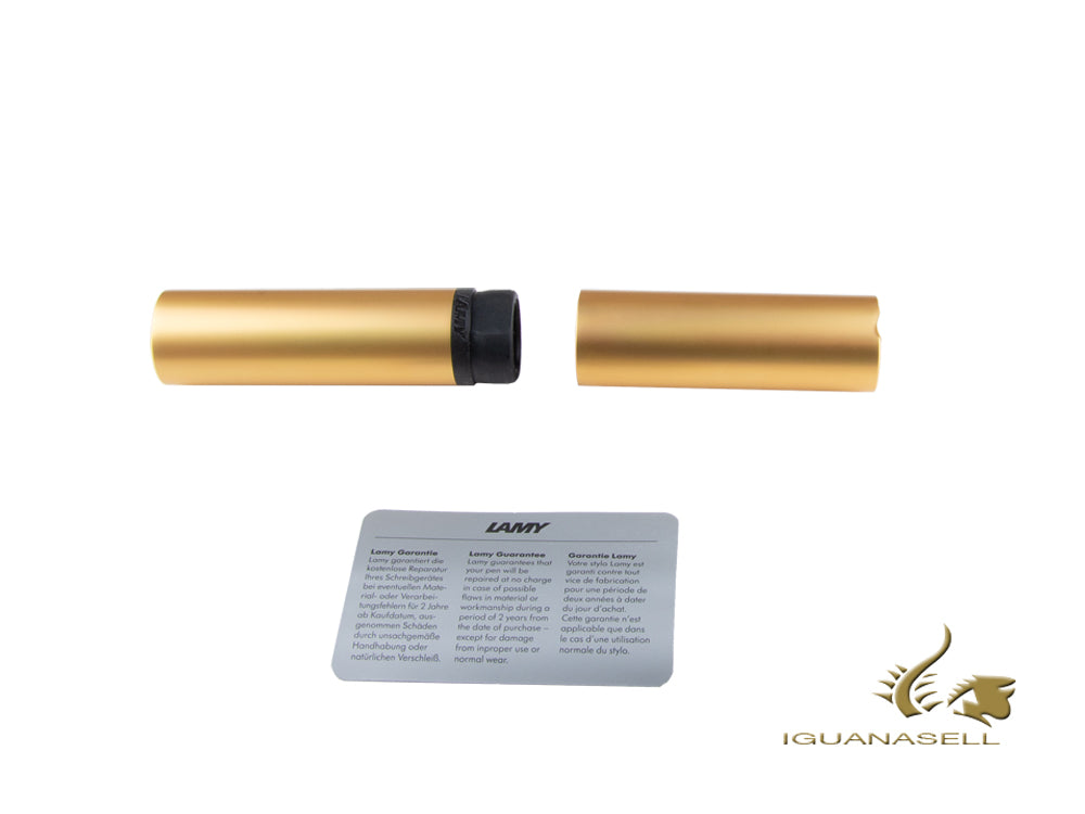 Lamy LX Fountain Pen, Anodized aluminium, Gold, Special Edition, 1231316